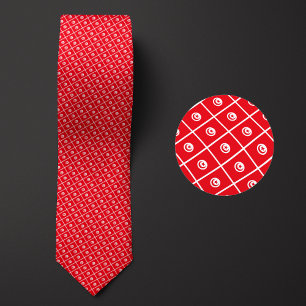 Flag of Tunisia Pattern Tie