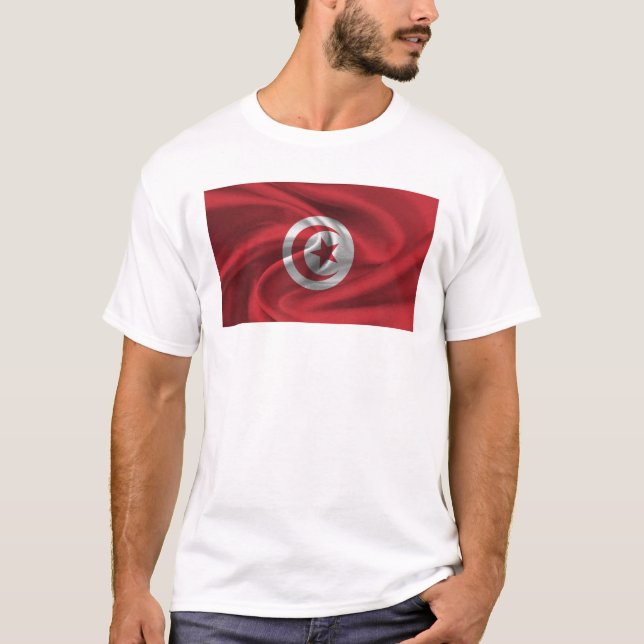Flag Of Tunisia T-Shirt (Front)