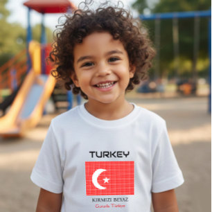Flag of Turkey Baby T-Shirt