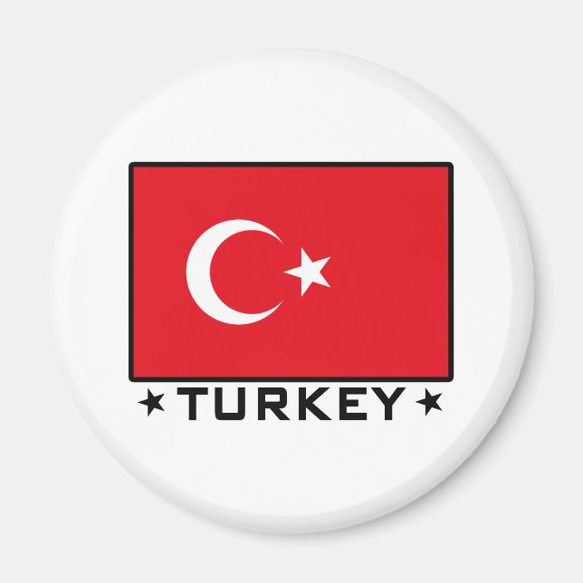 Flag of Turkey Magnet (Front)