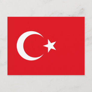 Flag of Turkey Postcard