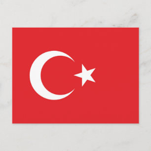 Flag of Turkey Postcard