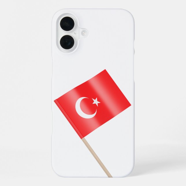 Flag of Turkiye iPhone Case (Back)
