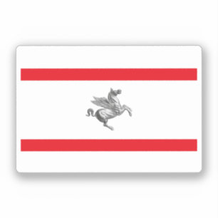 Flag of Tuscany, ITALY
