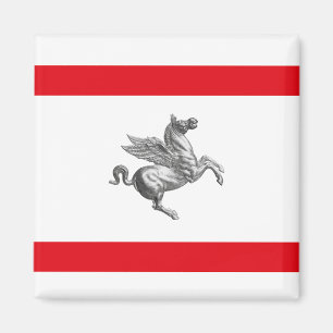 Flag of Tuscany, ITALY Magnet