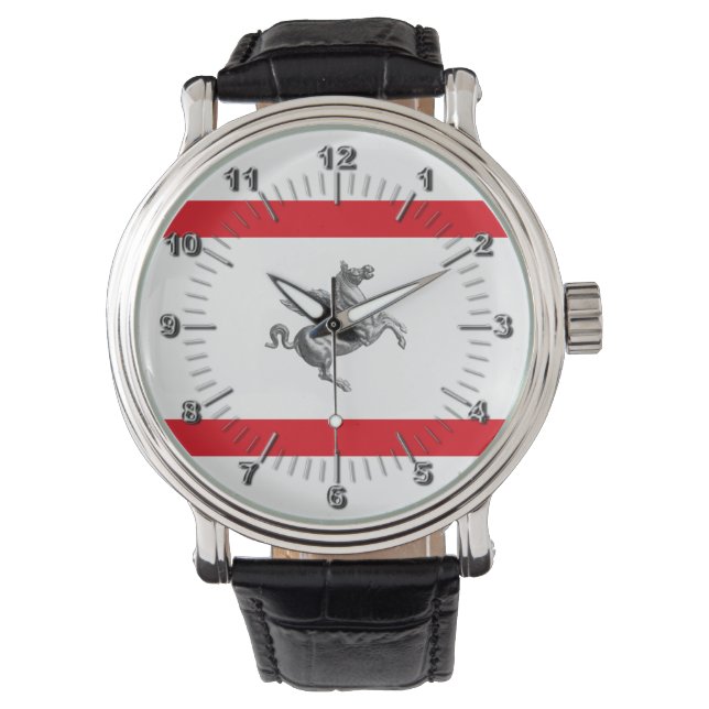 Flag of Tuscany (Italy)  Watch (Front)