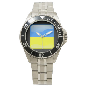 Flag_of_Ucraine Wrist Watch