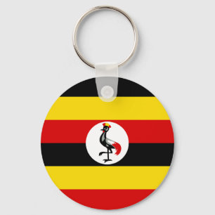 Flag of Uganda Key Ring