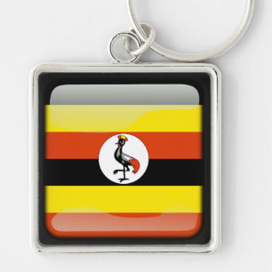 Flag of Uganda Key Ring