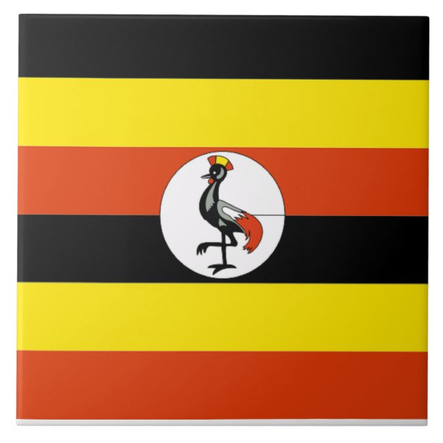 Flag of Uganda Tile (Front)