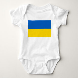 Flag of Ukraine Baby Bodysuit