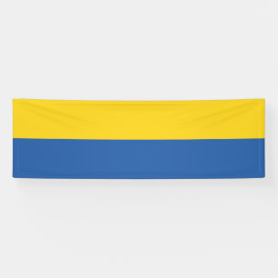 Flag of Ukraine Button Banner