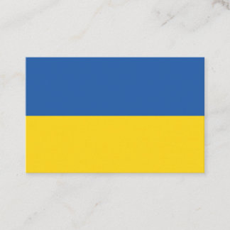 Flag of Ukraine Button Business Card