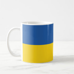 Flag of Ukraine Button Coffee Mug
