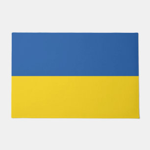 Flag of Ukraine Button Doormat
