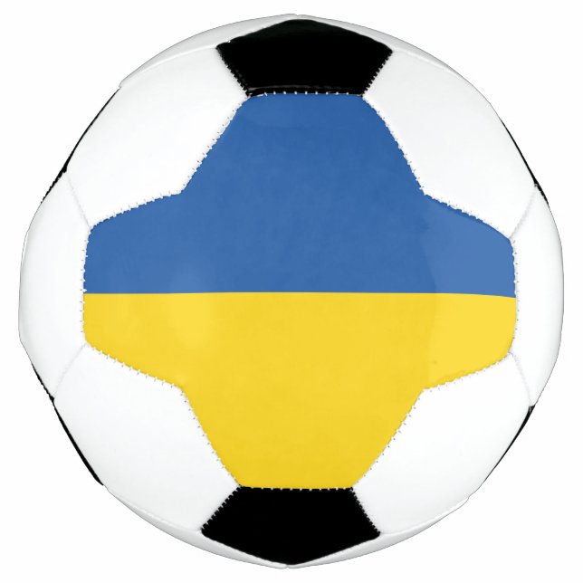Flag of Ukraine Button Football (Front)