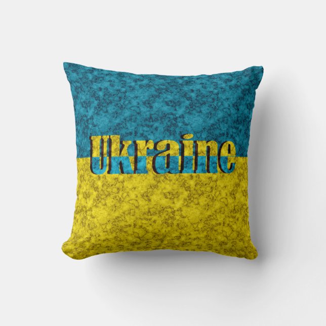Flag of Ukraine Cushion (Front)