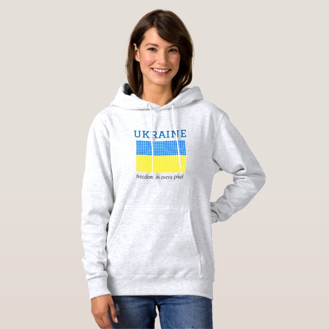 Flag of UKRAINE Hoodie (Front Full)