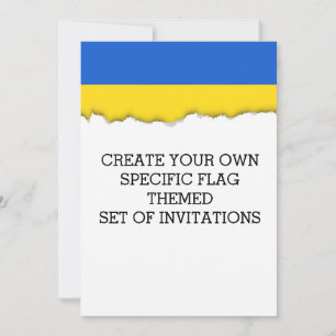 Flag of Ukraine Invitation