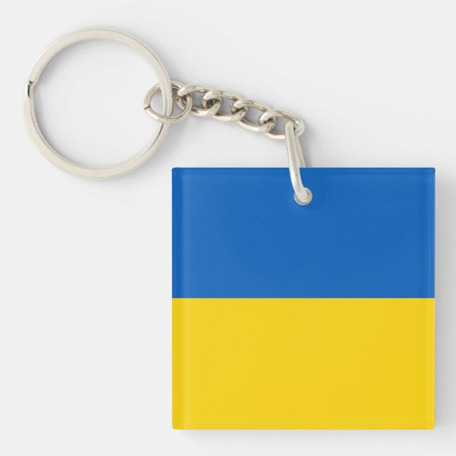 Flag of Ukraine Keychain (Front)