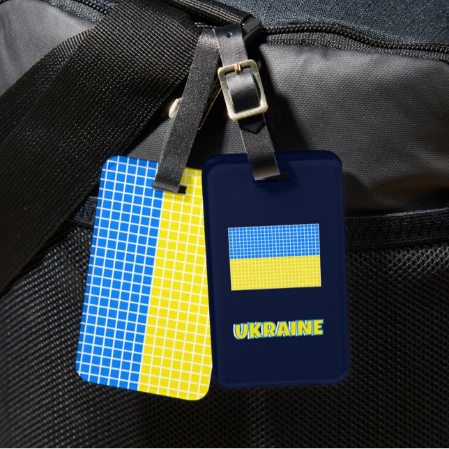Flag of Ukraine Luggage Tag (Creator Uploaded)