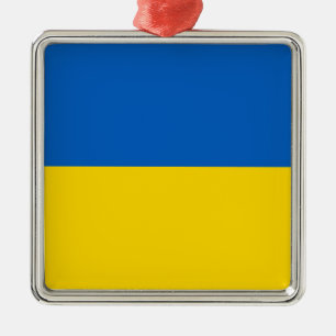 Flag of Ukraine Metal Tree Decoration