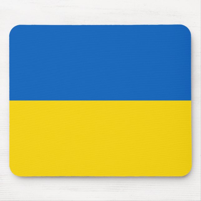 Flag of Ukraine Mouse Mat (Front)