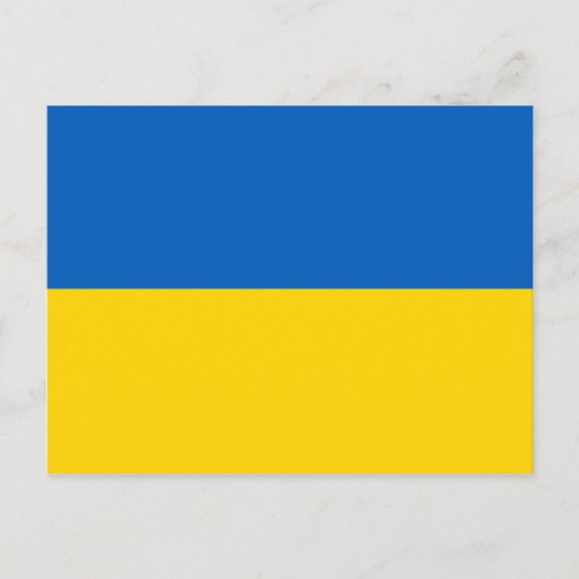Flag of Ukraine Postcard (Front)
