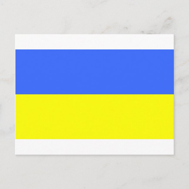 Flag of Ukraine Postcard (Front)