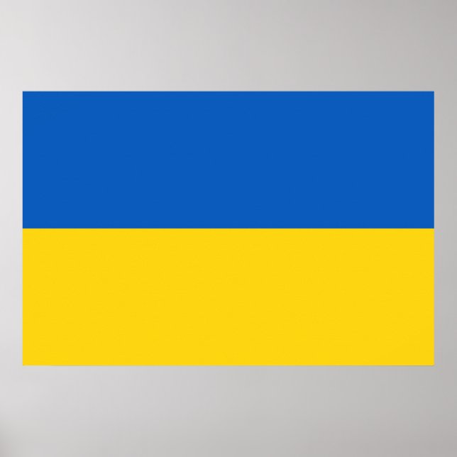 Flag of Ukraine Poster (Front)