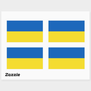 Flag of Ukraine Rectangular Sticker