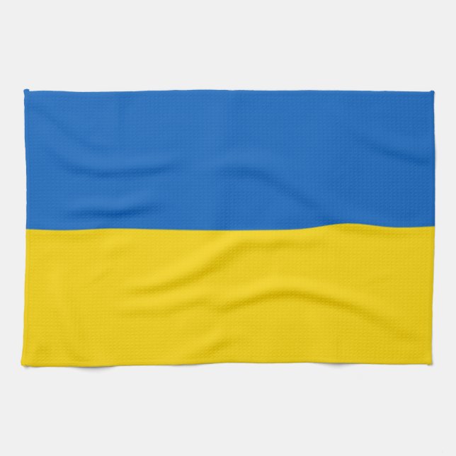 Flag of Ukraine Tea Towel (Horizontal)