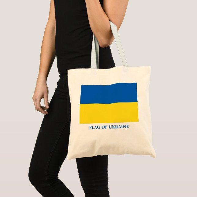Flag of Ukraine Tote Bag (Front (Product))