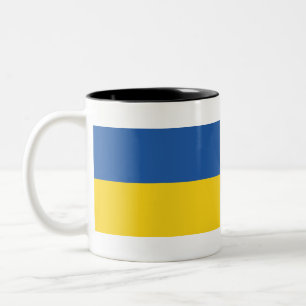 Flag of Ukraine Two-Tone Coffee Mug