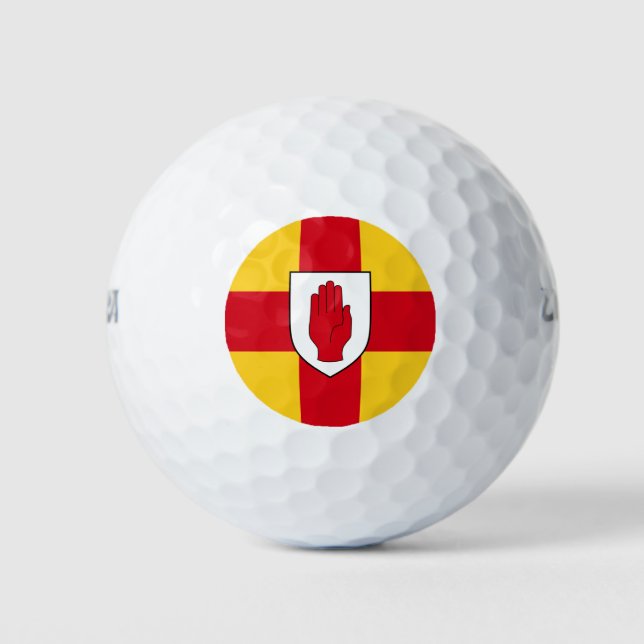 Flag of Ulster Golf Balls (Front)