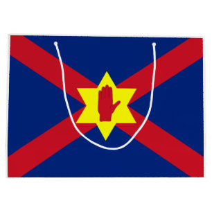 Flag of Ulster Nation (Northern Ireland) Large Gift Bag