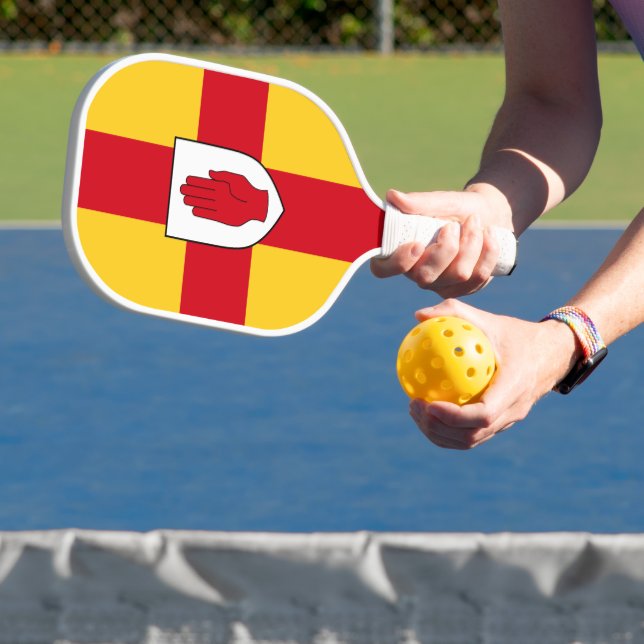 Flag of Ulster Pickleball Paddle (Insitu)