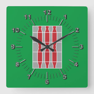 Flag of Umbria (Italy)   Square Wall Clock