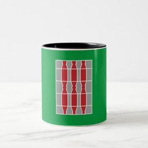 Flag of Umbria (Italy) Two-Tone Coffee Mug
