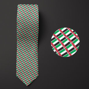 Flag of United Arab Emirates Pattern Tie