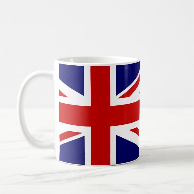 Flag of United Kingdom Coffee Mug (Left)