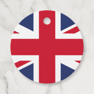 Flag of United Kingdom Favour Tags