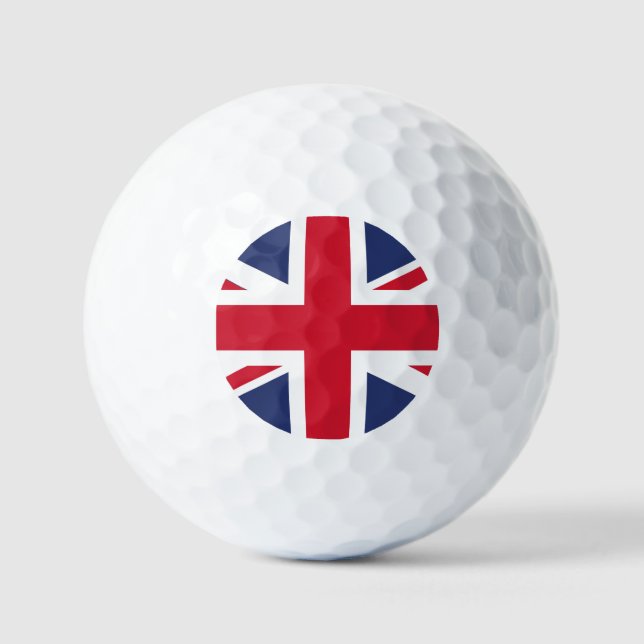 Flag of United Kingdom Golf Balls (Front)