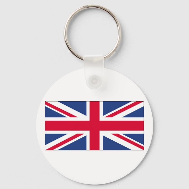 Flag of United Kingdom Key Ring (Front)