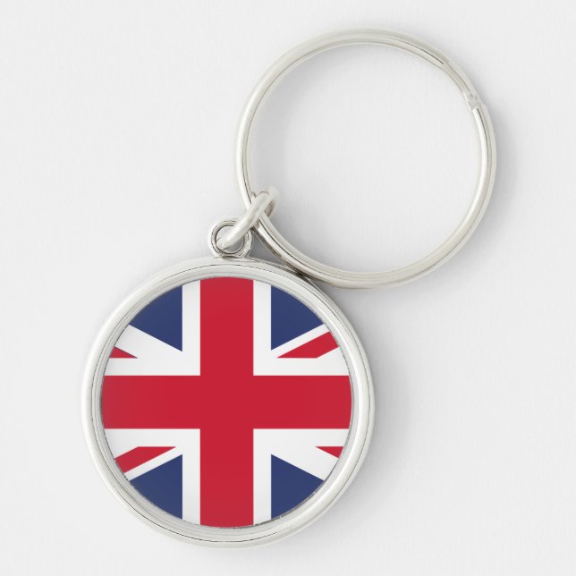 Flag of United Kingdom Key Ring (Front)