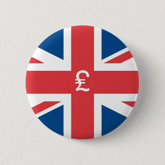 Flag of United Kingdom of The Great Britain 6 Cm Round Badge