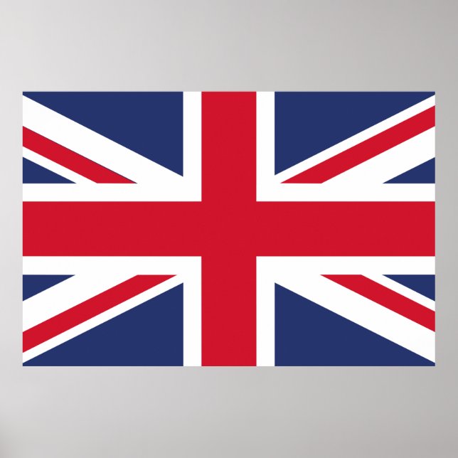 Flag of United Kingdom Poster (Front)