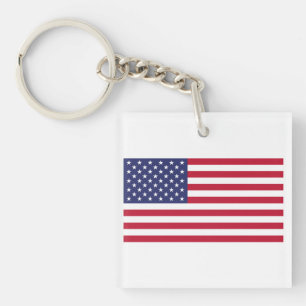 Flag of United States of America Key Ring