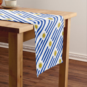 Flag of Uruguay Banda Oriental Short Table Runner