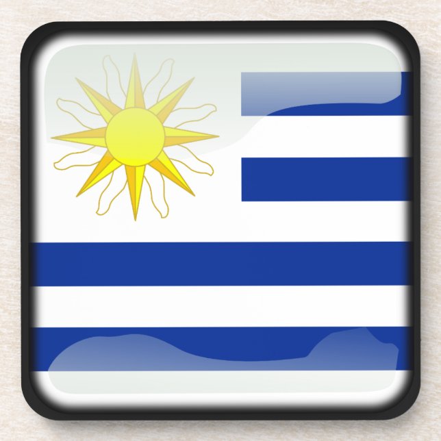 Flag of Uruguay Coaster (Front)